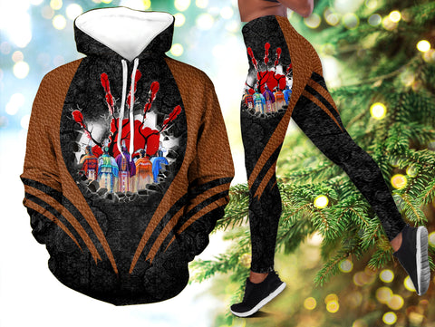 Powwow StoreGBNAT0062402 Native Girls American  Hoodie Legging Set