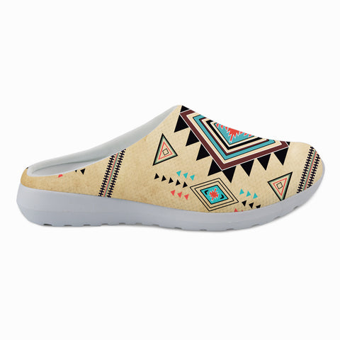 GB-NAT00076 Southwest Symbol Native American Mesh Slippers