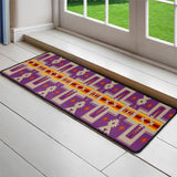 GB-NAT00062-07 Light Purple Tribe Design Native American Long Mat