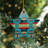 Powwow Store christmas tree ornament set 6 6pcs pack