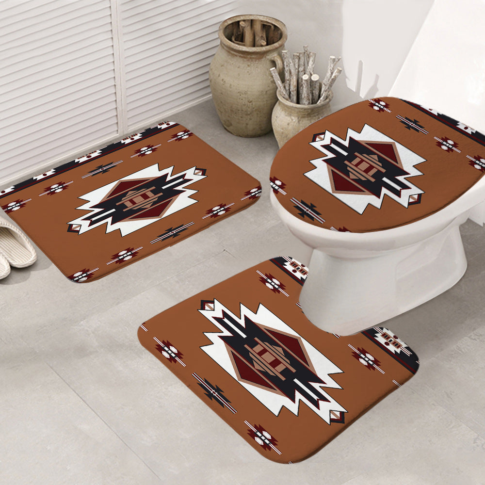 Powwow Store gb nat00012 united tribes native american bathroom mat 3 pieces