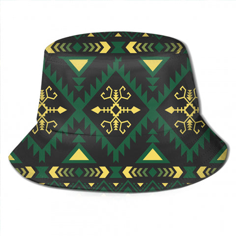 Powwow StoreBKH0011 Pattern Natieve Design Bucket Hat