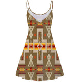 Powwow Store gb nat00062 10 light brown tribe design native american strings dress