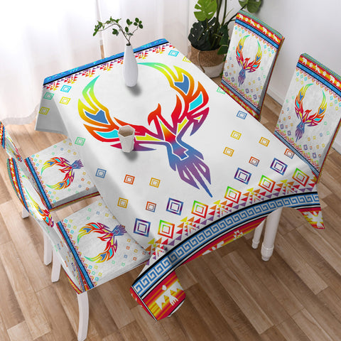 GB-NAT00067 Phoenix Rising Tablecloth