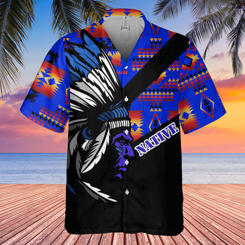 GB-HW000147 Pattern Native Hawaiian Shirt 3D