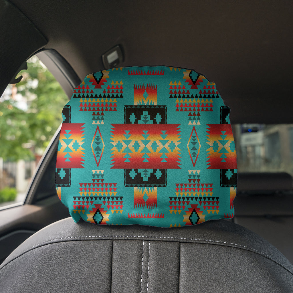 Powwow StoreGBNAT0004601 Pattern Native Headrest Cover