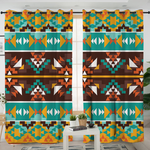 GB-NAT00579 Seamless Colorful Living Room Curtain