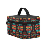 Powwow Store gb nat00046 02 black native tribes pattern native american isothermic bag