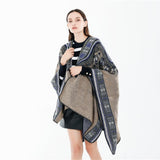 Ethnic Style Cashmere Native American Poncho Scarf - Powwow Store