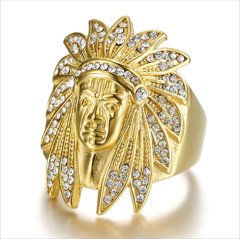 Indian Chief Rings Vintage Native American Jewelry