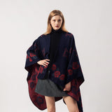 Ladies Shawl Cape Cashmere Pashmina Ponchos - Powwow Store