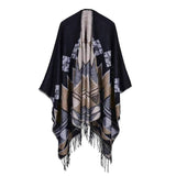 Tassel Geometric Scarves Native American Poncho