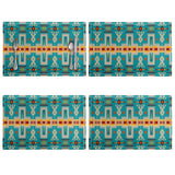 Powwow Store gb nat00062 05 turquoise design native table mats