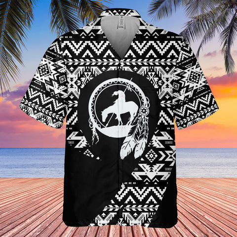 Powwow StoreGBHW000162 Pattern Native Hawaiian Shirt 3D