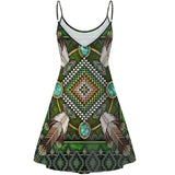 Powwow Store gb nat00023 01 naumaddic arts green native american strings dress