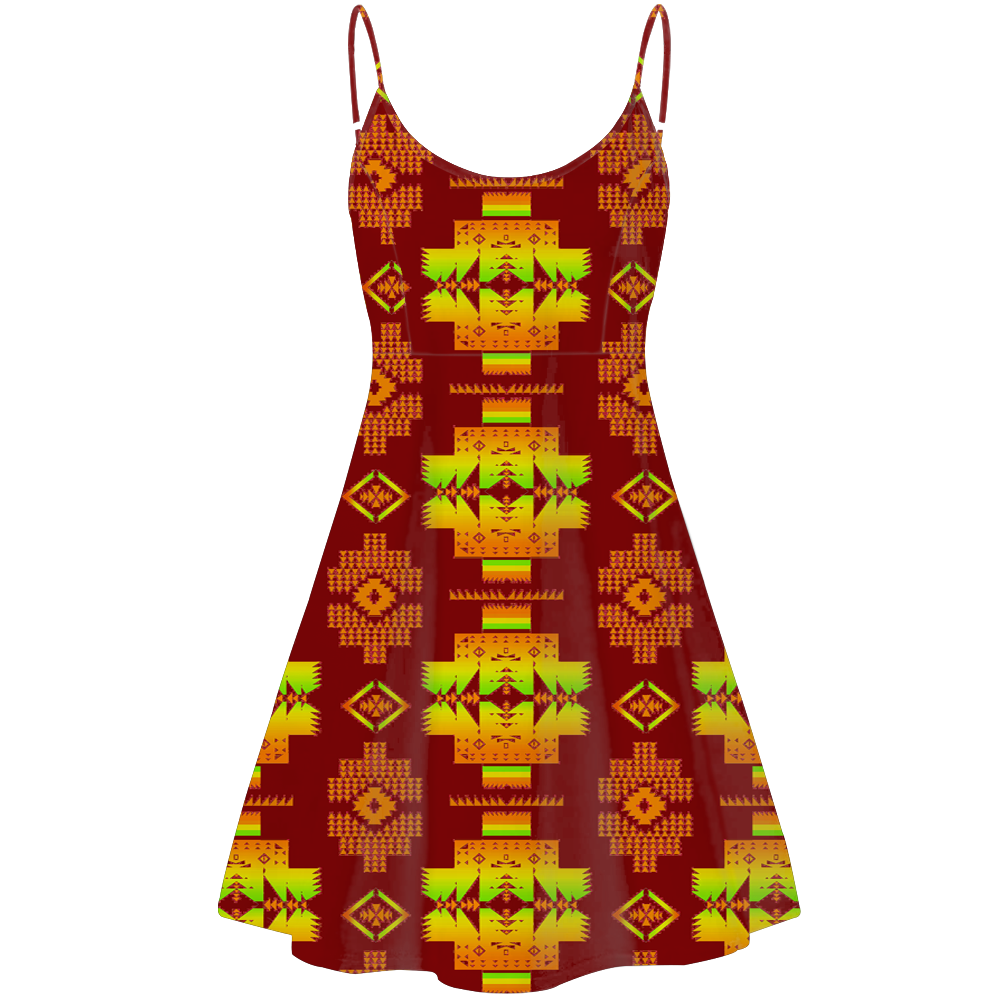 Powwow StoreGBNAT0072016 Pattern Native American Strings Dress