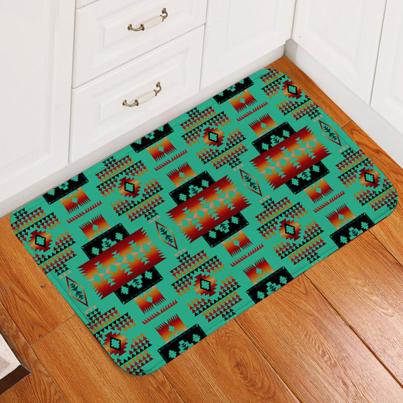 Powwow Store gb nat00046 12 tribes pattern doormat