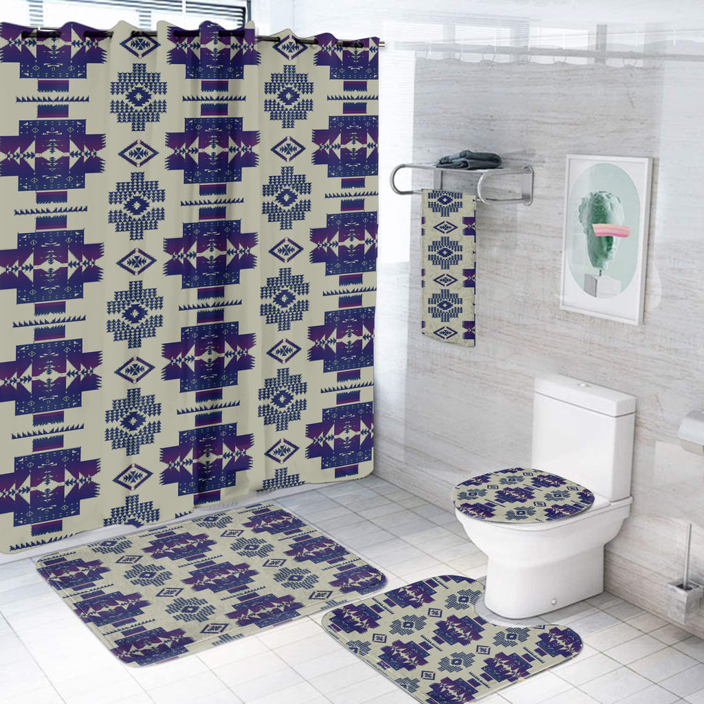 Powwow StoreGBNAT0072017  Pattern Native American Bathroom Set