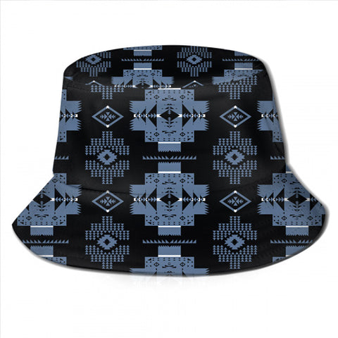 GB-NAT00720-05 Light Purple Tribe Design Bucket Hat
