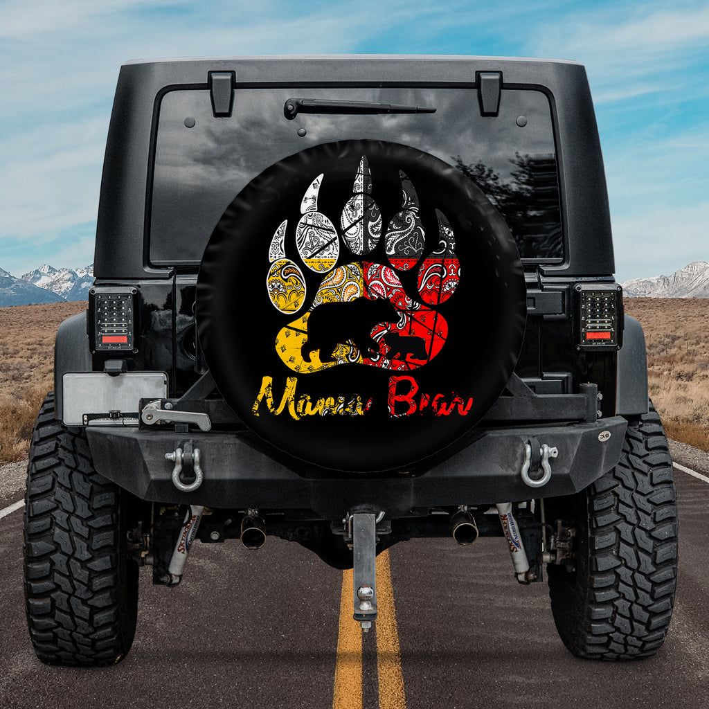 Powwow Store gb nat00085 mama bear spare tire cover