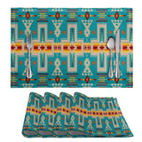 Powwow Store gb nat00062 05 turquoise design native table mats