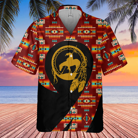 GB-HW000163 Pattern Native Hawaiian Shirt 3D