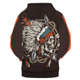 Powwow Store gb nat00344 skull chief native american 3d hoodie