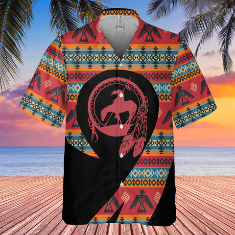 GB-HW000164 Pattern Native Hawaiian Shirt 3D