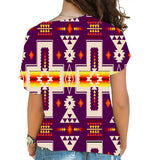 Powwow Store gb nat00062 09 purrple tribe design native american cross shoulder shirt