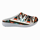 GB-NAT00049 Tribal Colorful Pattern Mesh Slippers