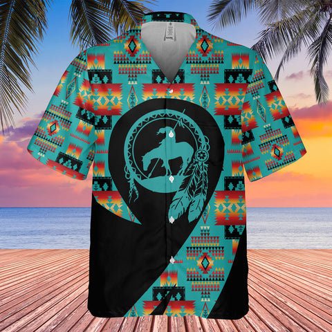 GB-HW000165 Pattern Native Hawaiian Shirt 3D