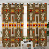 GB-NAT00062-10 Light Brown Native Living Room Curtain
