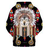 Powwow Store gb nat00348 wolf breastplate 3d hoodie