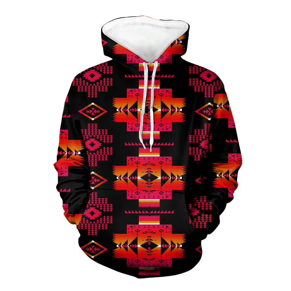 Powwow StoreGBNAT0072003 Native American Pride  3D Hoodie