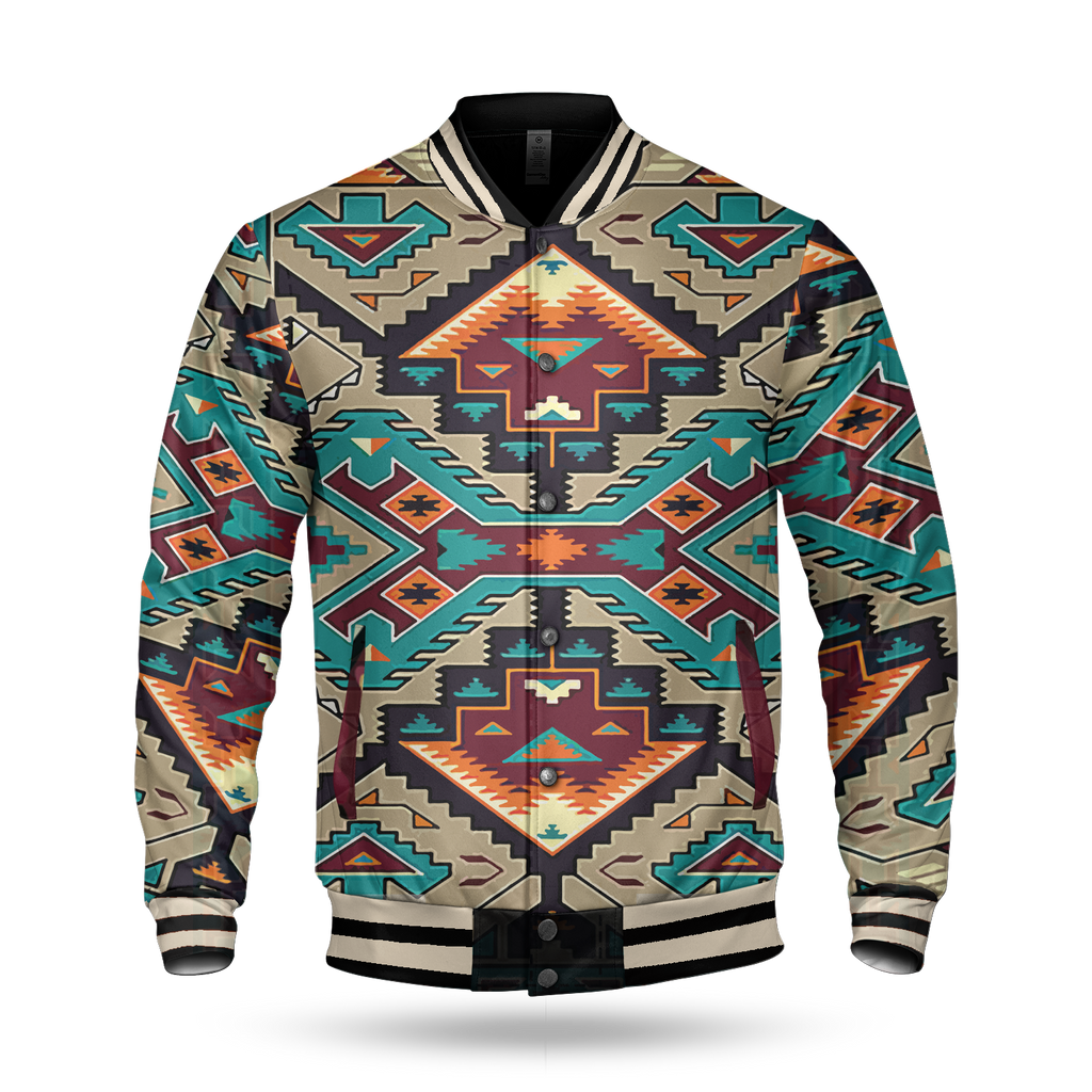 Powwow StoreGBNAT00016 Culture Design  Baseball Jacket