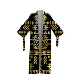 Powwow Store gb nat00566 seamless yellow pattern night robe