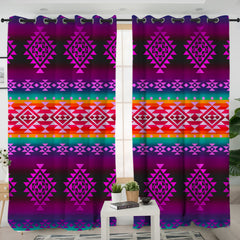 GB-NAT00680 Pattern Native American Living Room Curtain
