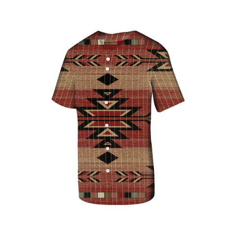 GB-NAT00334-02 Red Arrow Native Baseball Jersey