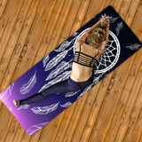 Powwow Store gb nat00339 dream catcher galaxy native american yoga mat