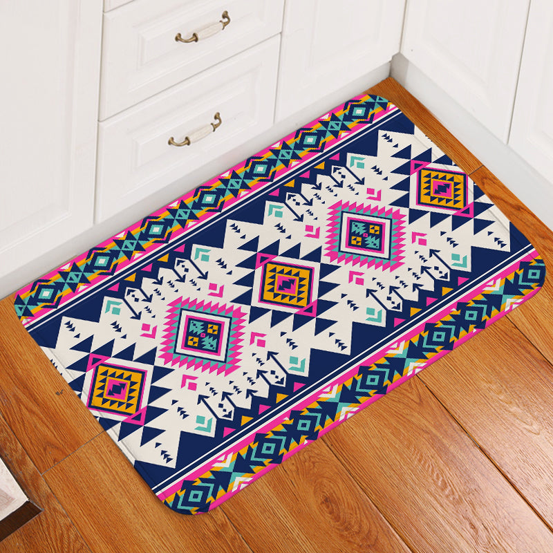 Powwow Store gb nat00316 pink pattern native american doormat