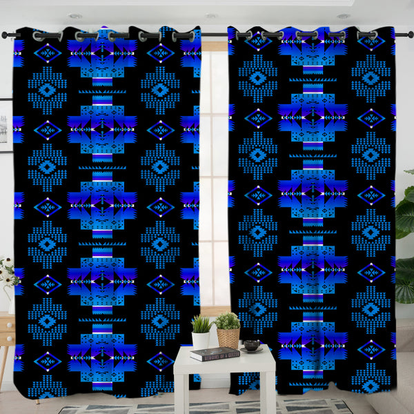 GB-NAT00720-02 Pattern Native American Living Room Curtain – Powwow Store