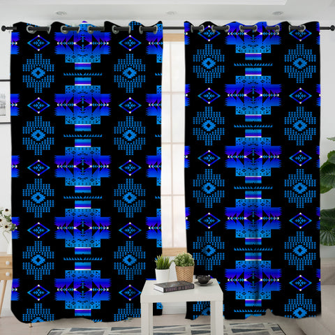GB-NAT00720-02  Pattern  Native American Living Room Curtain