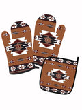 Powwow Store gb nat00012 united tribes oven mitts and potholder set