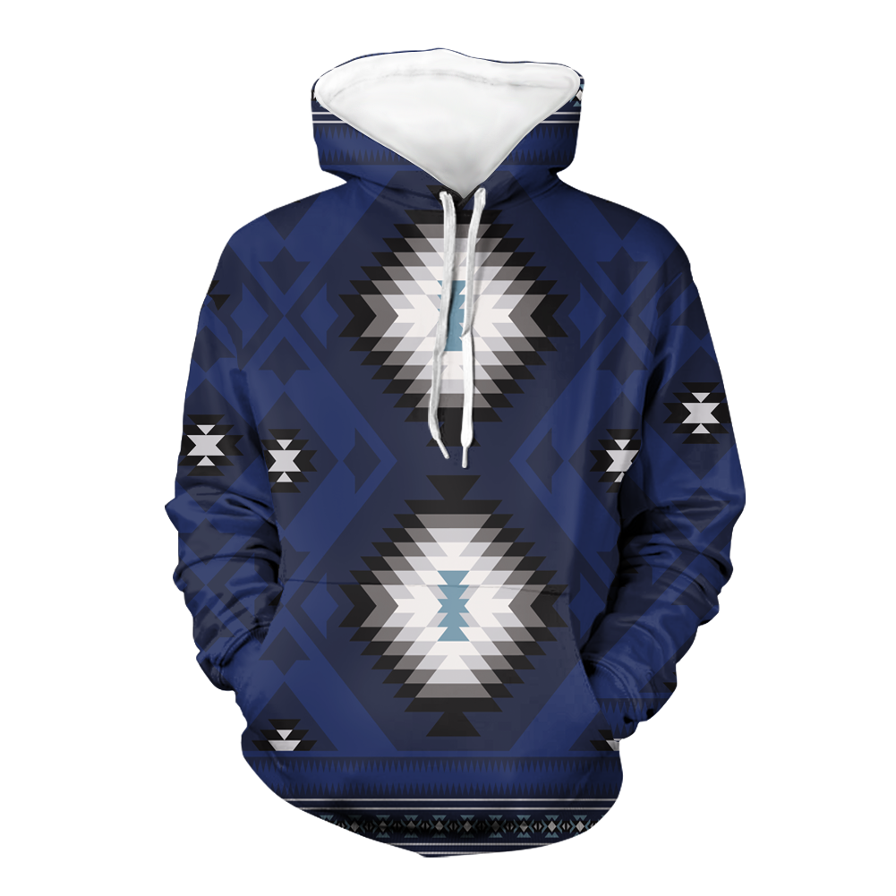 Powwow StoreGBNAT00751 Native American Pride  3D Hoodie