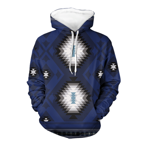 Powwow StoreGBNAT00751 Native American Pride  3D Hoodie