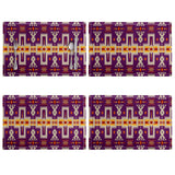 Powwow Store gb nat00062 09 purple design native table mats