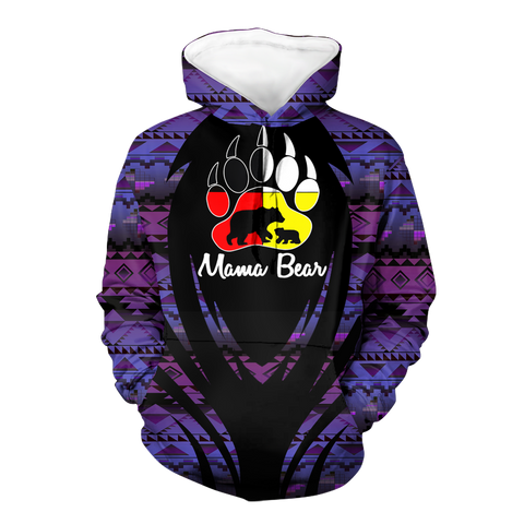 Powwow StoreHD000382 Pattern Native Pride 3D Hoodie