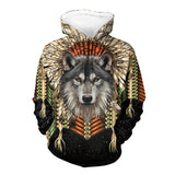 Powwow Store gb nat00446 04 wolf native 3d hoodie