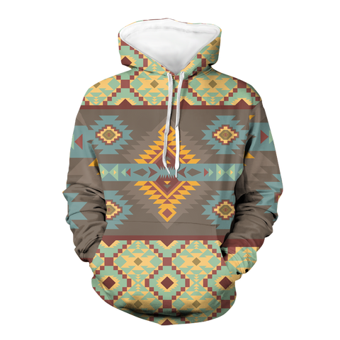 Powwow StoreHD00093 Native American Pride  3D Hoodie