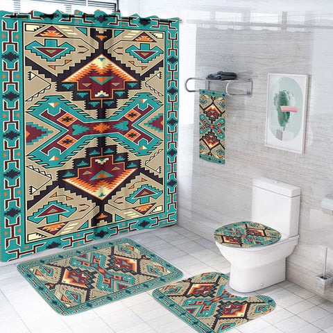 Powwow Store gb nat00016 native american culture design bathroom set